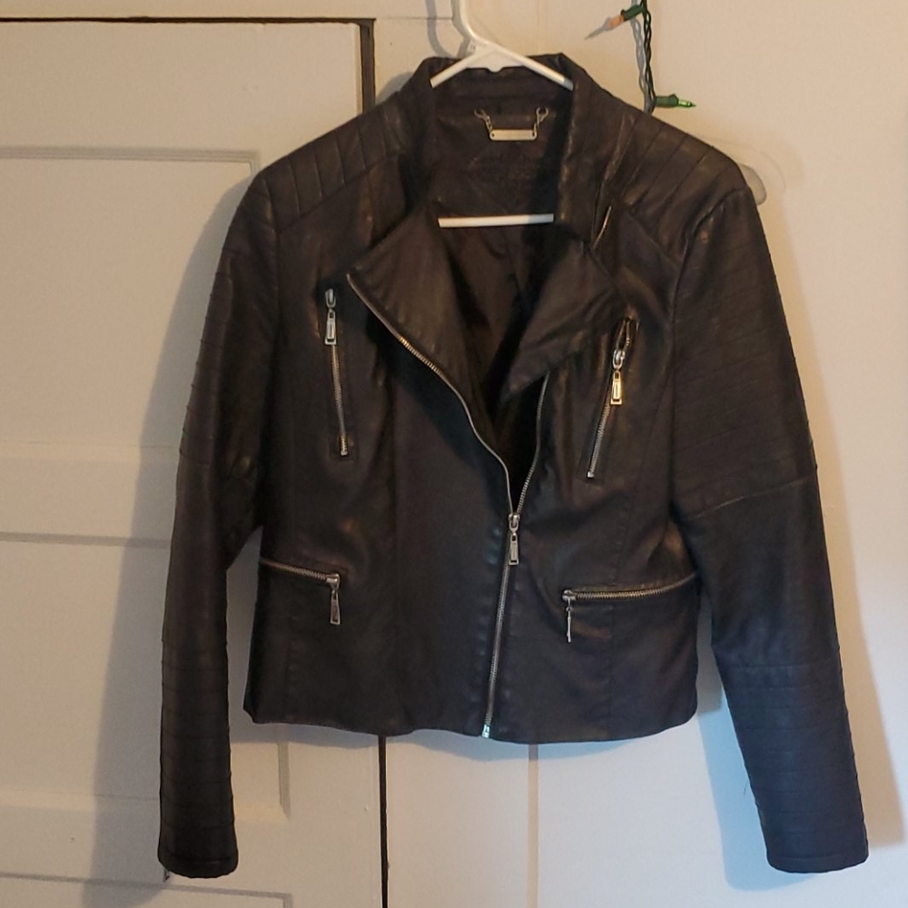 Leather jacket